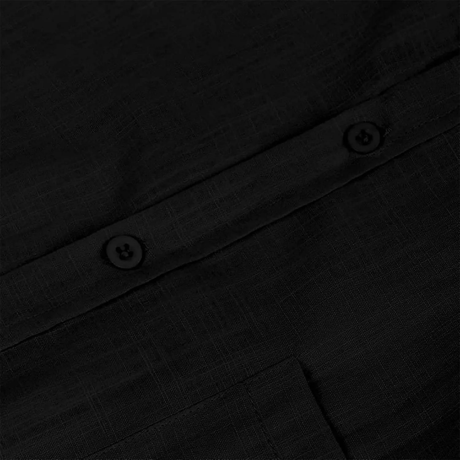DGHM-JLMY Men's Lapel Solid Linen Shirt Casual Button Down Shirt Long Sleeve Beach Shirt Fashion Summer Linen Shirt