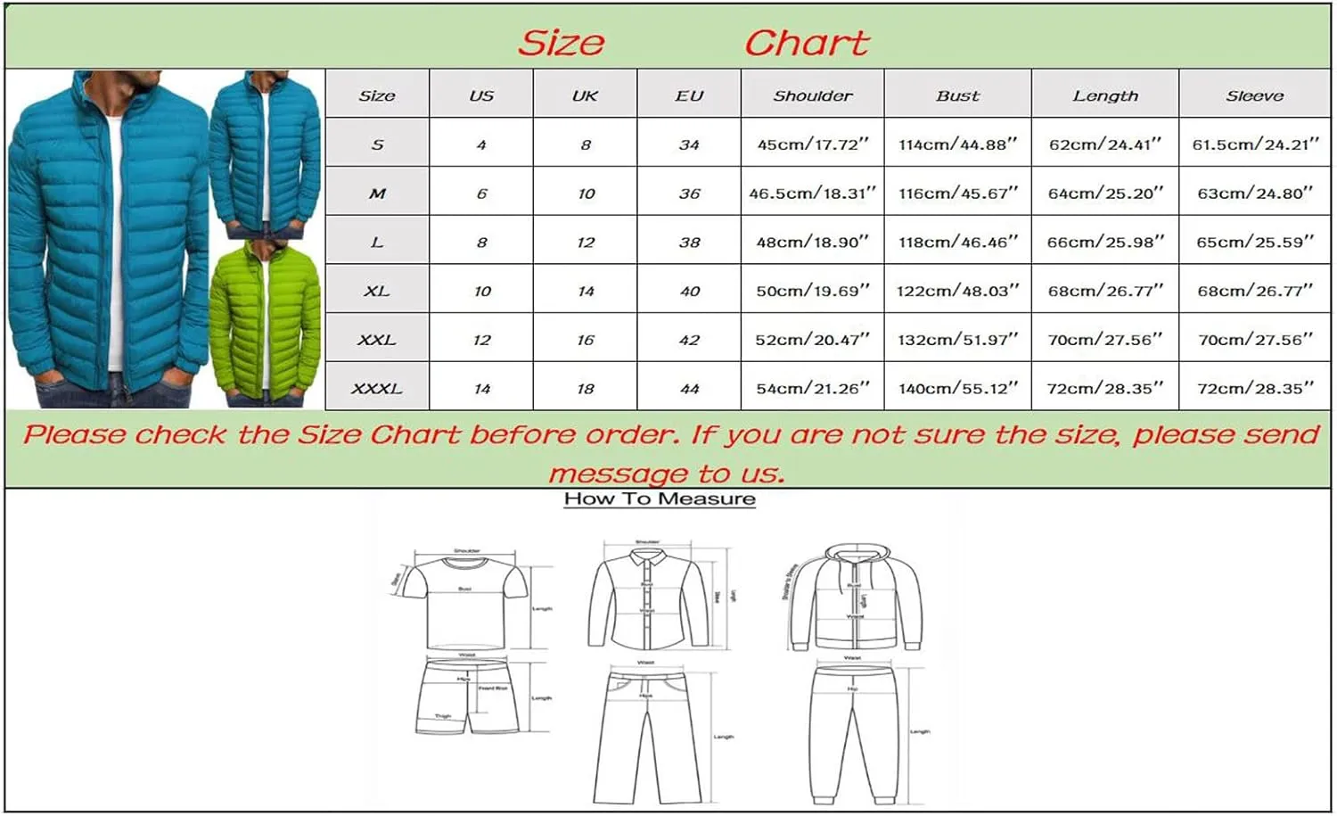 Down Jacket Men, Men's Down Jackets & Parkas Fashion Solid Color Warm Fleece Warm Outdoor Full Zipper Casual Jacket