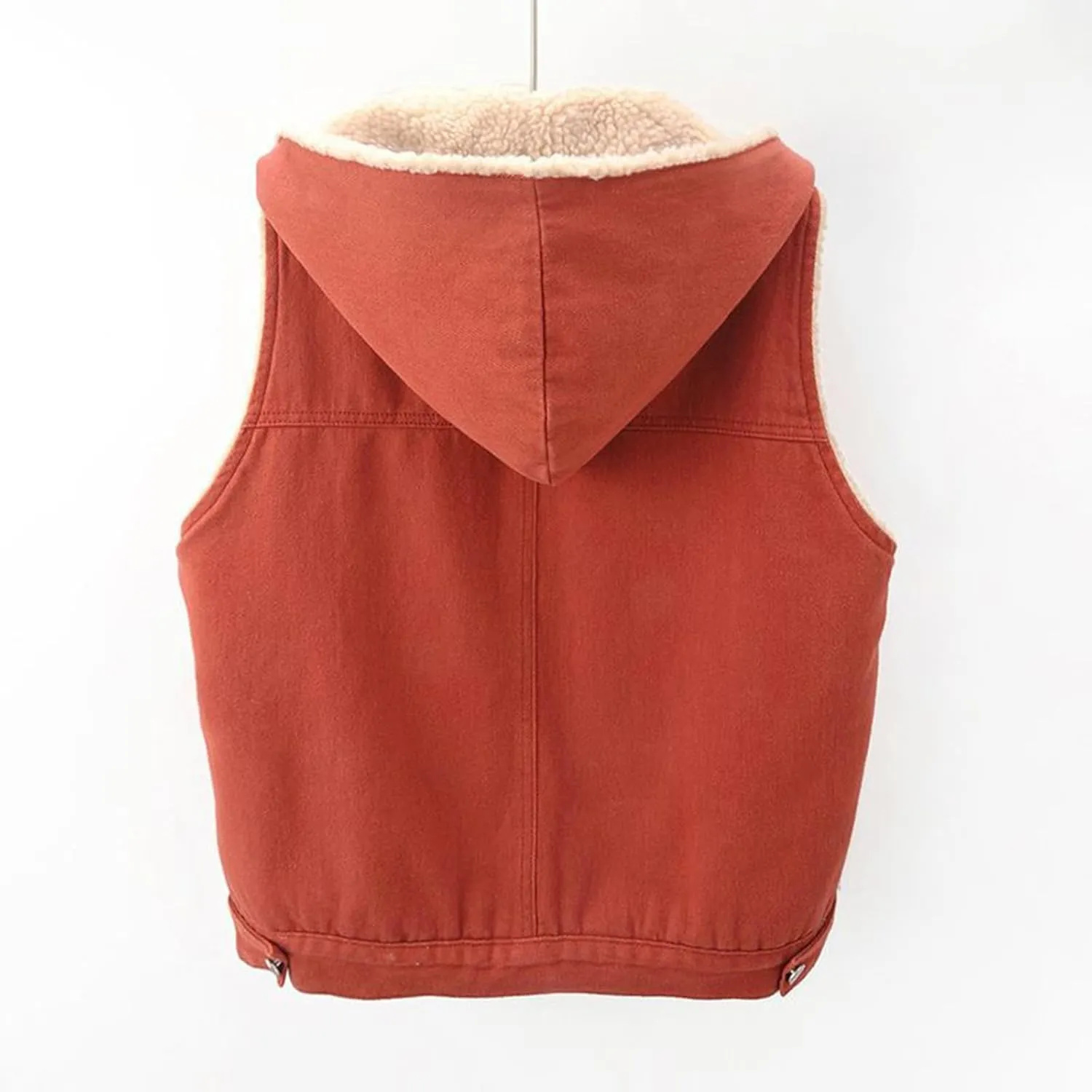 Fleece Denim Jackets for Women Winter Warm Sherpa Lined Jean Coat Tops Casual Long Sleeve Thicken Plush Jacket