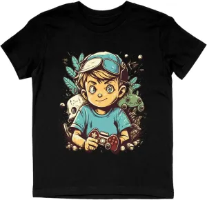 Gamer Boy Kids' T-Shirt - Anime T-Shirt - Graphic Tee Shirt for Kids