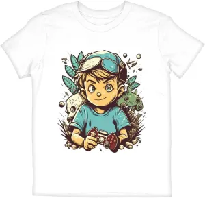 Gamer Boy Kids' T-Shirt - Anime T-Shirt - Graphic Tee Shirt for Kids