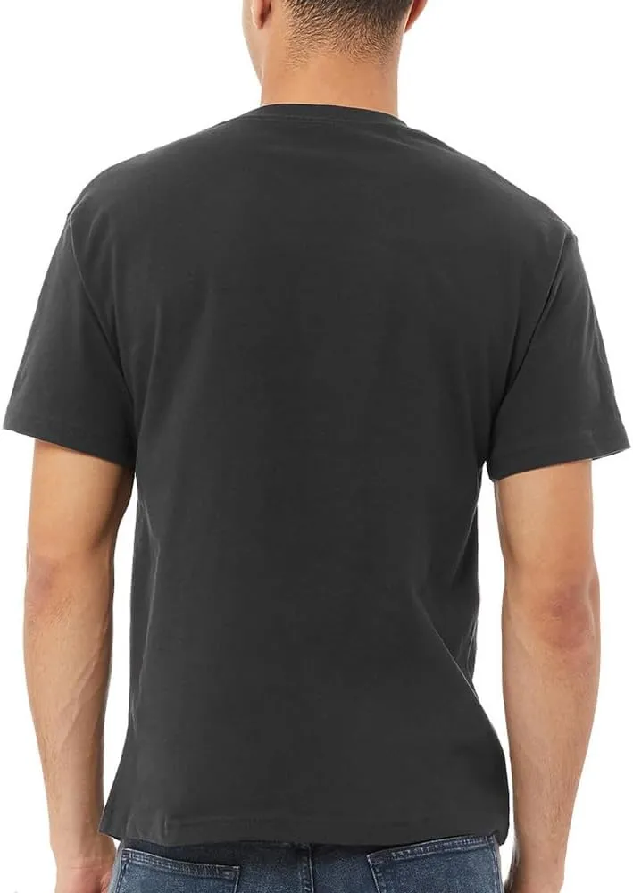 Go2 Men's Heavyweight Cotton Short Sleeve T-Shirt, Made in USA
