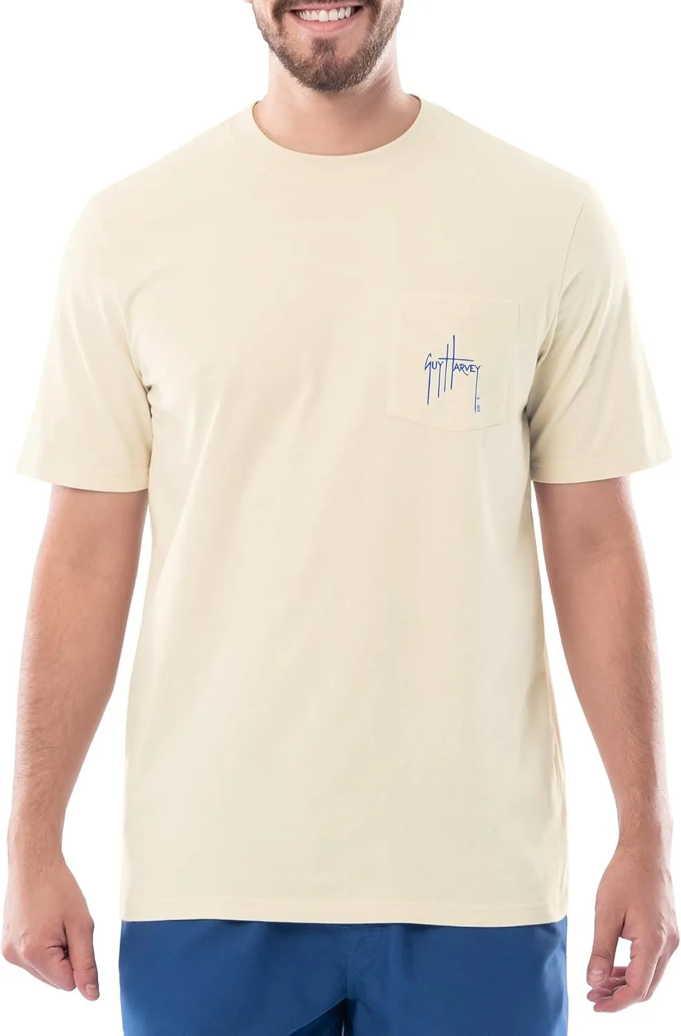 Guy Harvey Men’s Billfish Collection Short Sleeve Pocket T-Shirt