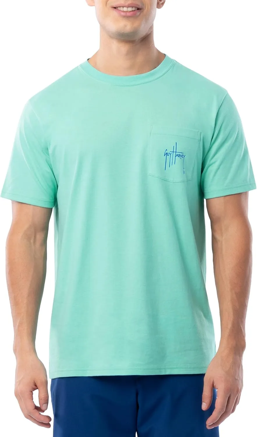 Guy Harvey Men’s Billfish Collection Short Sleeve Pocket T-Shirt