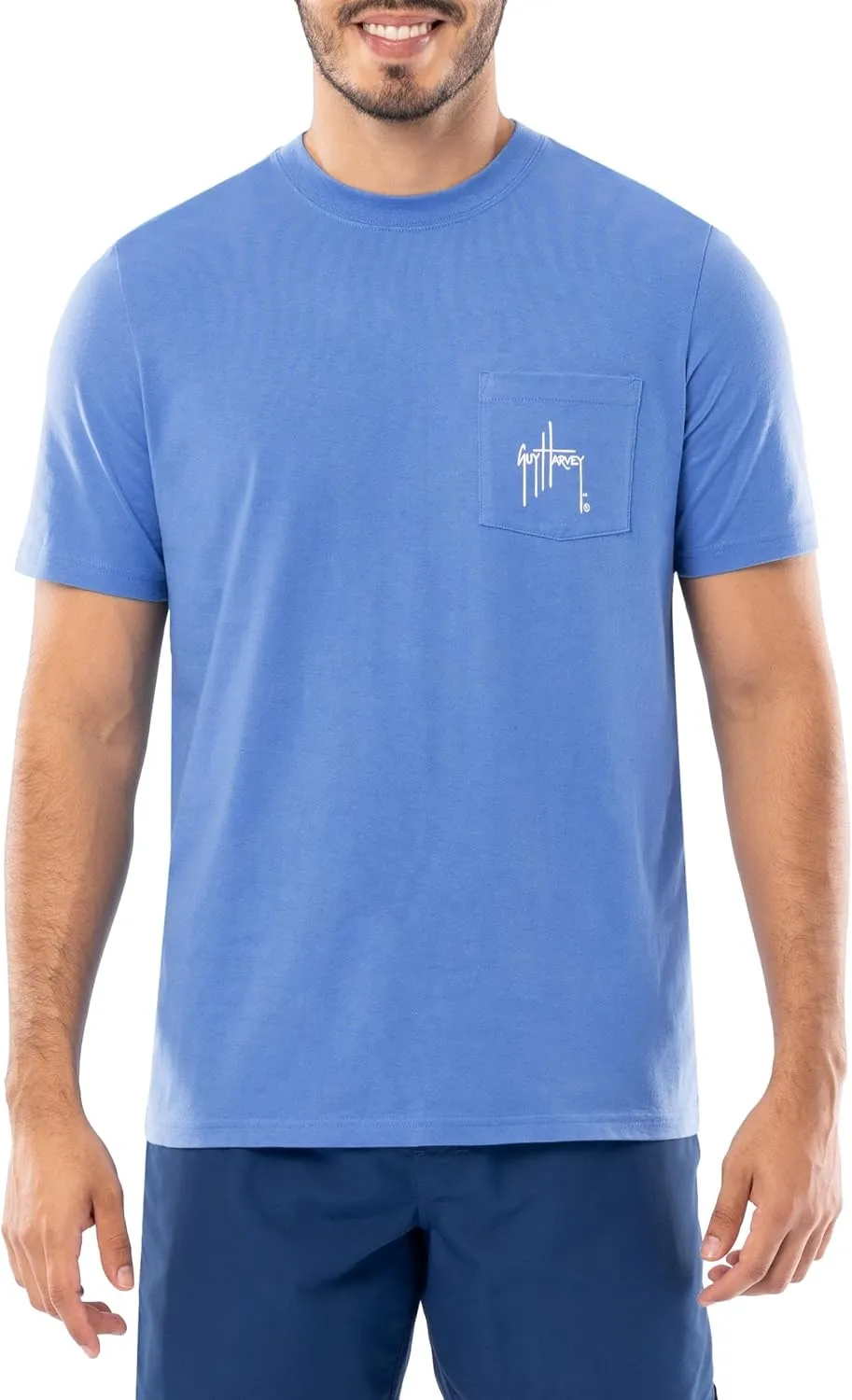 Guy Harvey Men’s Billfish Collection Short Sleeve Pocket T-Shirt
