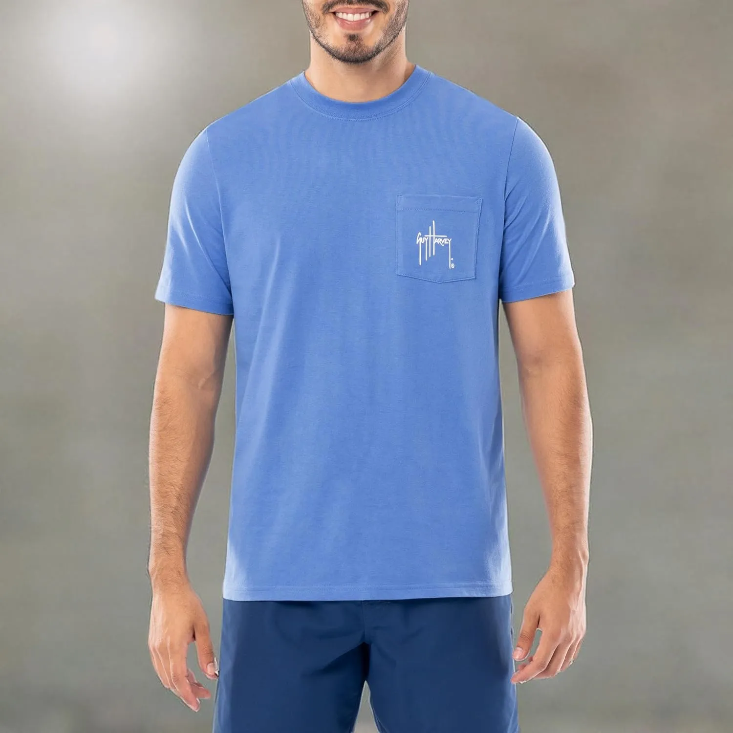 Guy Harvey Men’s Billfish Collection Short Sleeve Pocket T-Shirt