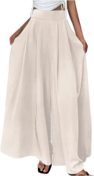 Harem Wide Leg Pants Women Casual Loose Drawstring Low Waist Beach Palazzo Harem Pants 2025 Wide Leg Loose Flowy Pants