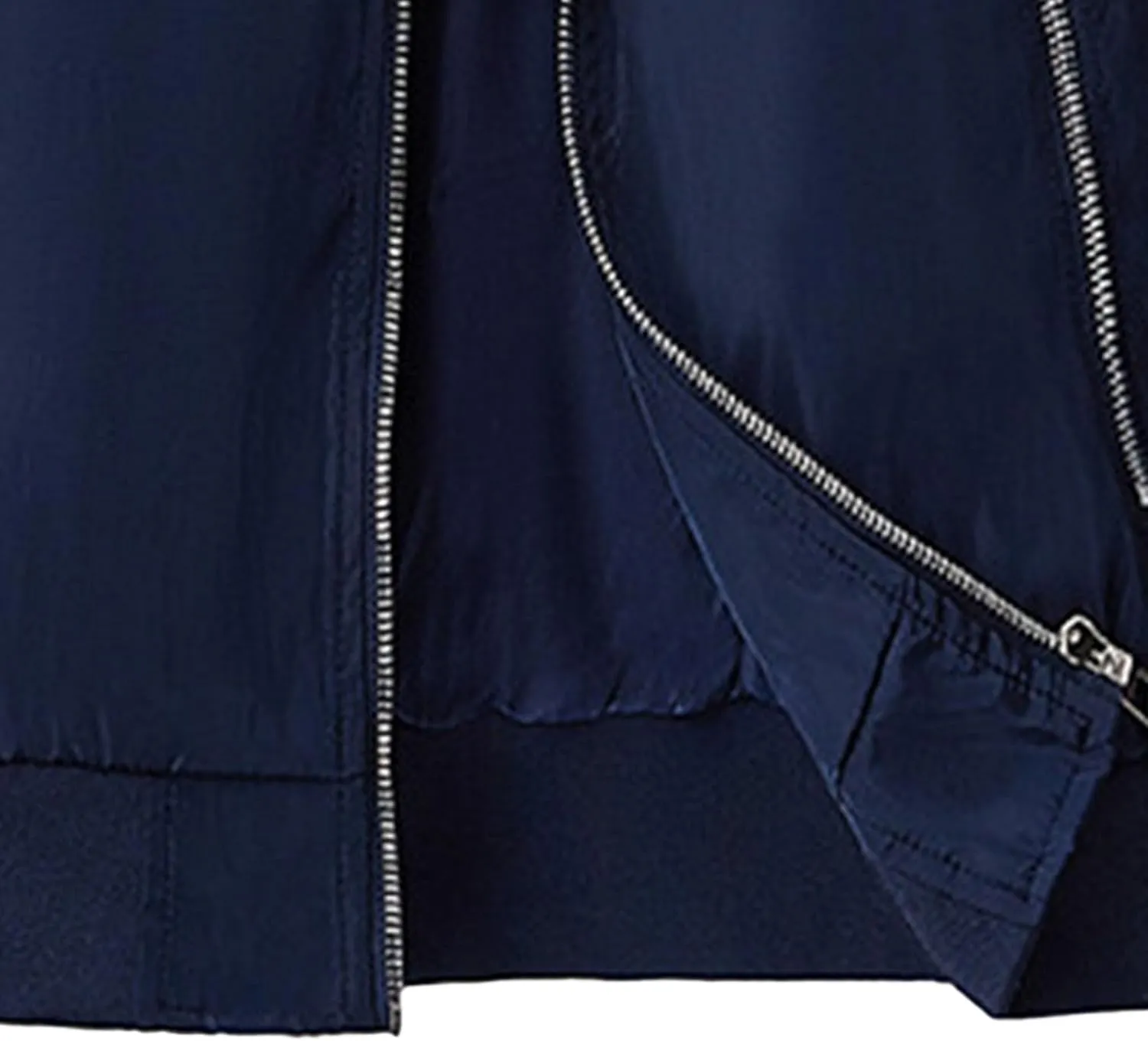 JEsilunmaMY Lightweight Bomber Jackets for Men Casual Sportwear Varsity Baseball Jacket Winter Warm Padded Coats Outwear