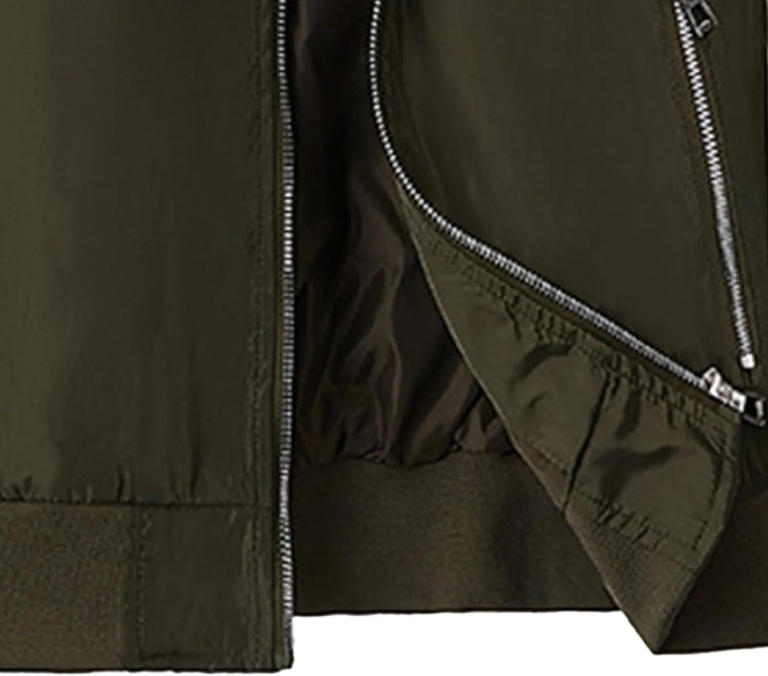 JEsilunmaMY Lightweight Bomber Jackets for Men Casual Sportwear Varsity Baseball Jacket Winter Warm Padded Coats Outwear