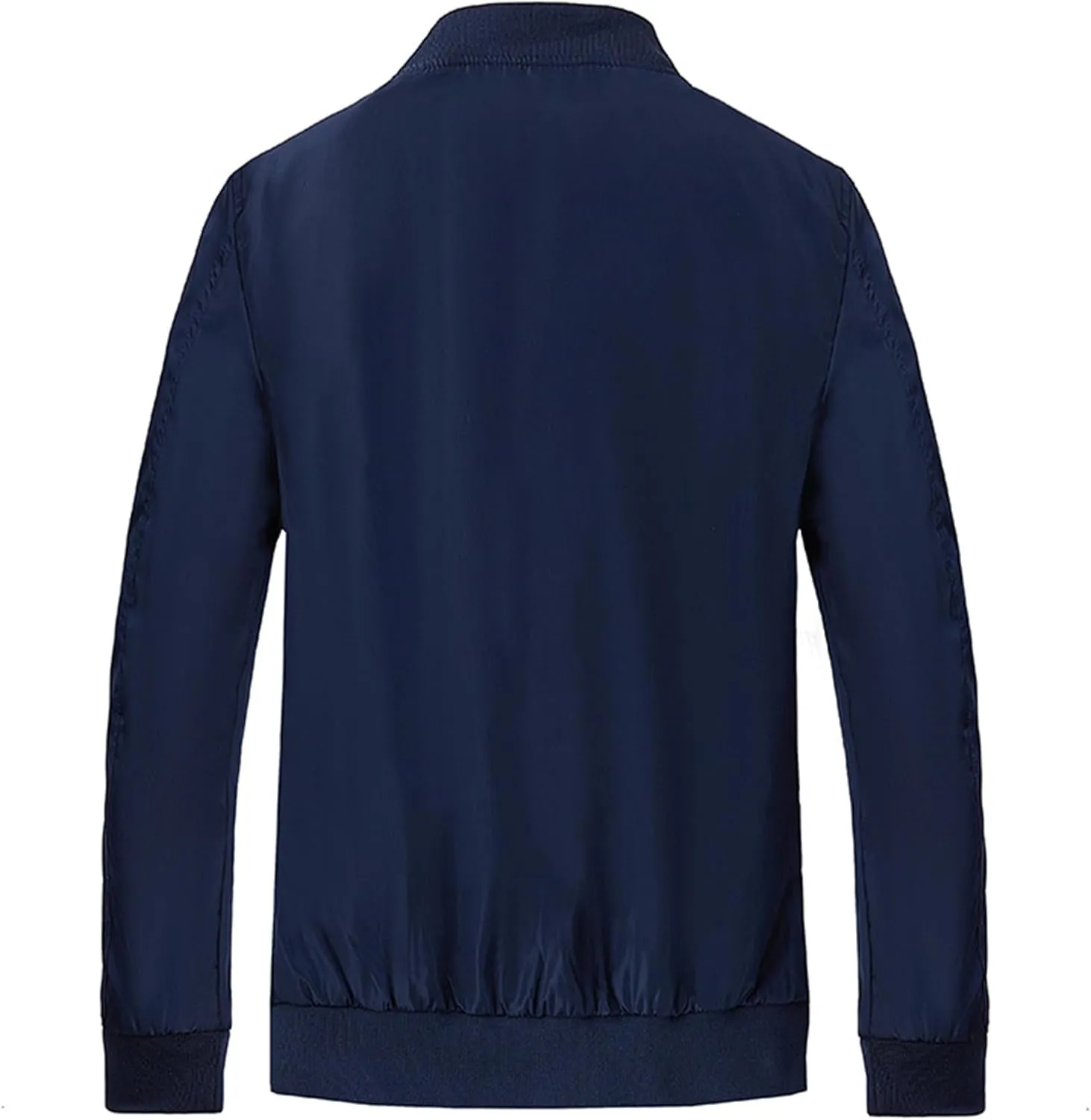 JEsilunmaMY Lightweight Bomber Jackets for Men Casual Sportwear Varsity Baseball Jacket Winter Warm Padded Coats Outwear