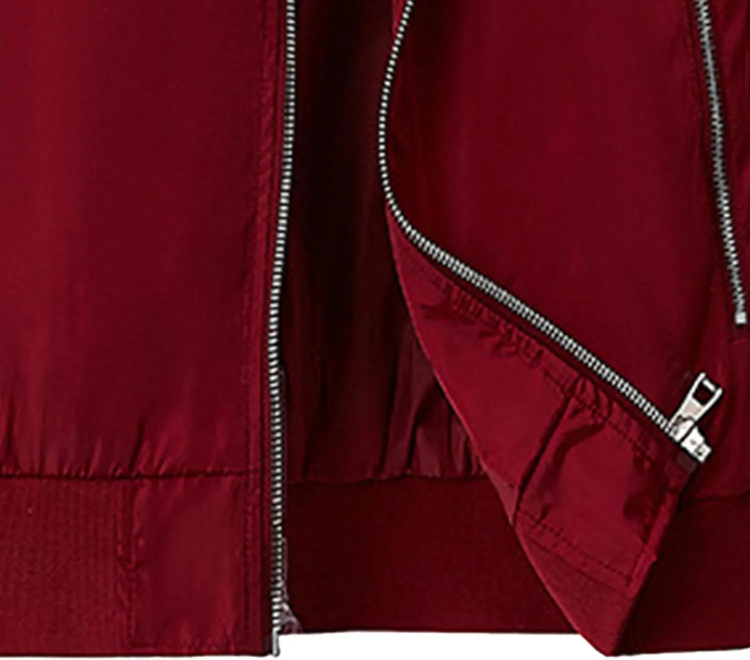 JEsilunmaMY Lightweight Bomber Jackets for Men Casual Sportwear Varsity Baseball Jacket Winter Warm Padded Coats Outwear