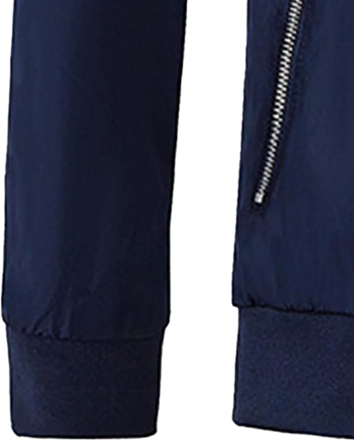 JEsilunmaMY Lightweight Bomber Jackets for Men Casual Sportwear Varsity Baseball Jacket Winter Warm Padded Coats Outwear
