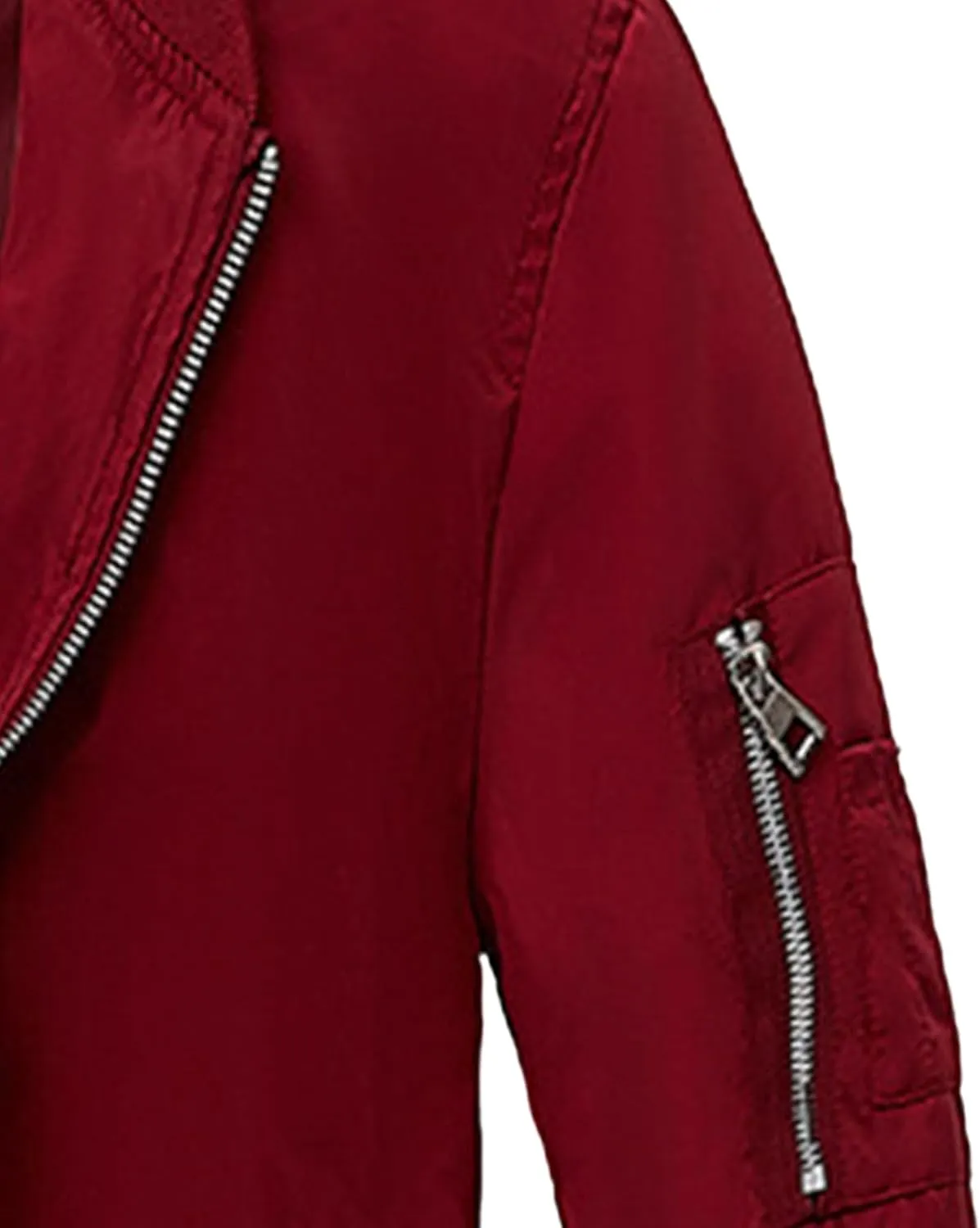 JEsilunmaMY Lightweight Bomber Jackets for Men Casual Sportwear Varsity Baseball Jacket Winter Warm Padded Coats Outwear