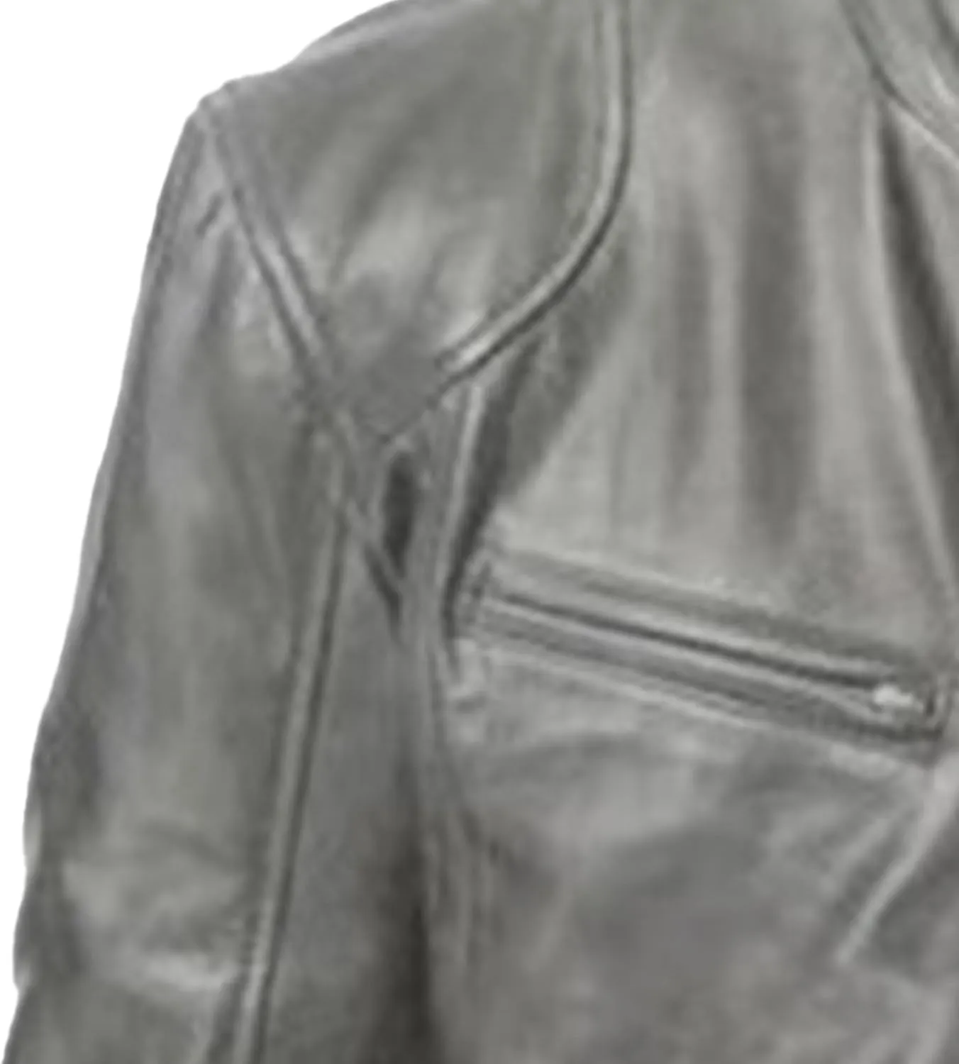 Maiyifu-GJ Men's Casual Faux Leather Jacket Vintage Stand Collar Leather Jacket Lightweight Zipper Motorcycle Biker Coat