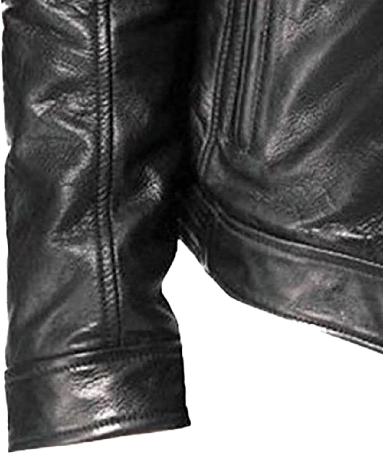 Maiyifu-GJ Men's Casual Faux Leather Jacket Vintage Stand Collar Leather Jacket Lightweight Zipper Motorcycle Biker Coat