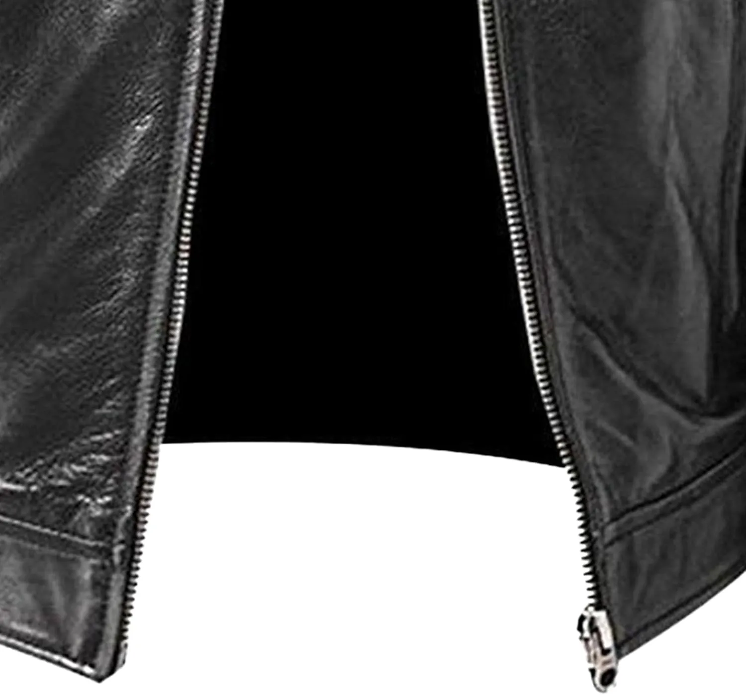 Maiyifu-GJ Men's Casual Faux Leather Jacket Vintage Stand Collar Leather Jacket Lightweight Zipper Motorcycle Biker Coat