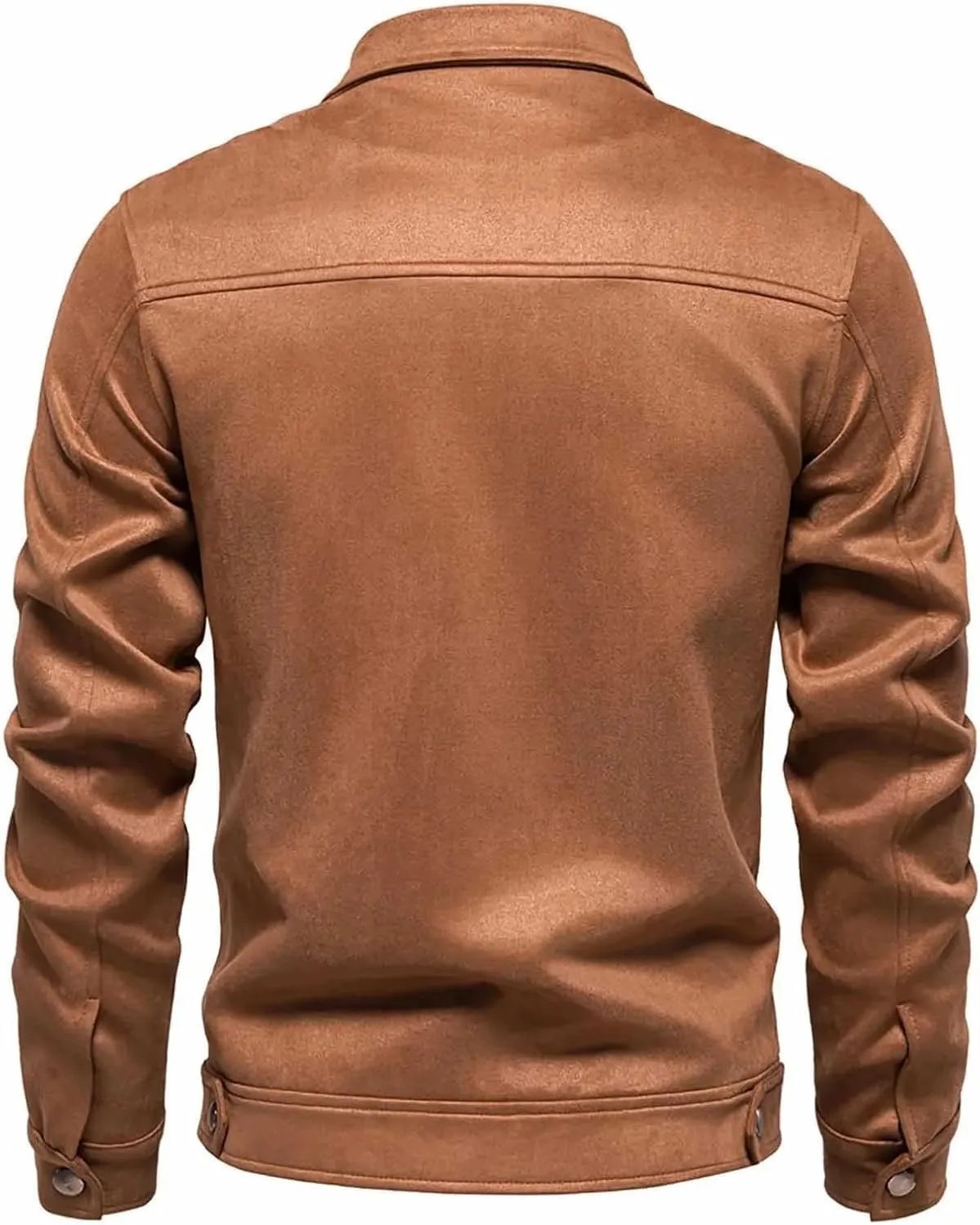 Men's Corduroy Windbreaker Jacket Full Zip Lightweight Bomber Coat Stylish Casual Wear