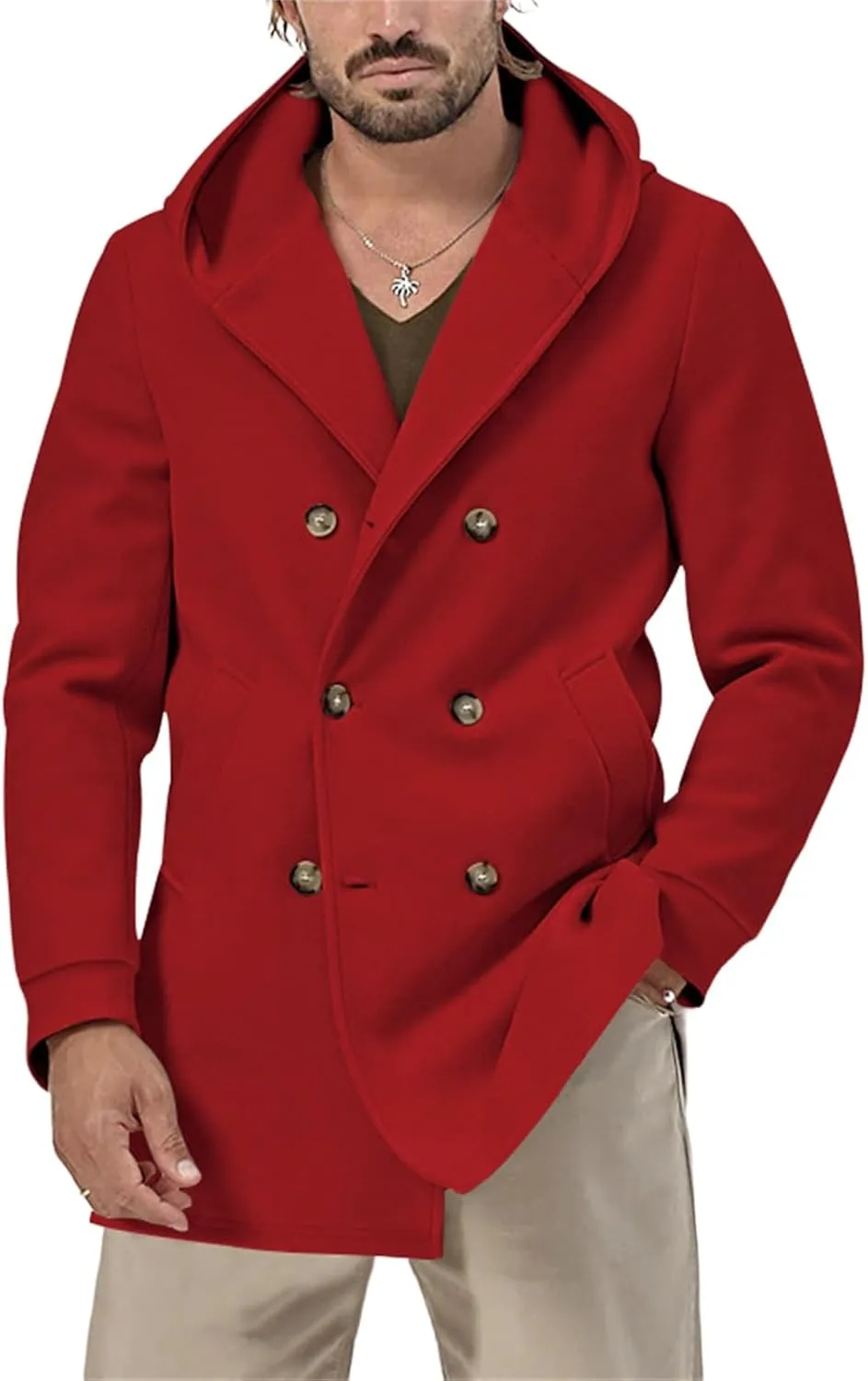 Mens Hoodies Jackets Button down Lapel Loose Coats Casual Space Velvet Overcoats Plain Fashion Jackets with Pockets
