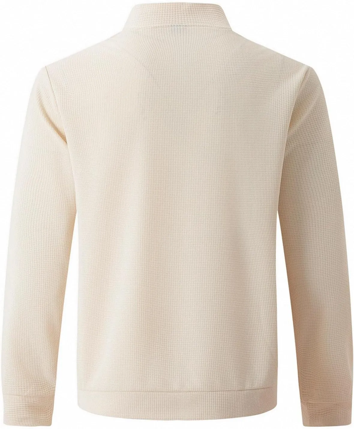 Men's Jacquard Polar Fleece Jacket Lightweight Full Zip Jackets Casual Outdoor Warm Cardigan Sweater Jackets Pockets