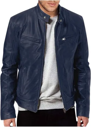 Mens Leather Jacket Black Bomber Jackets Motorcycle Faux Leather Outwear Lightweight Slim Fit Cool Biker Coat