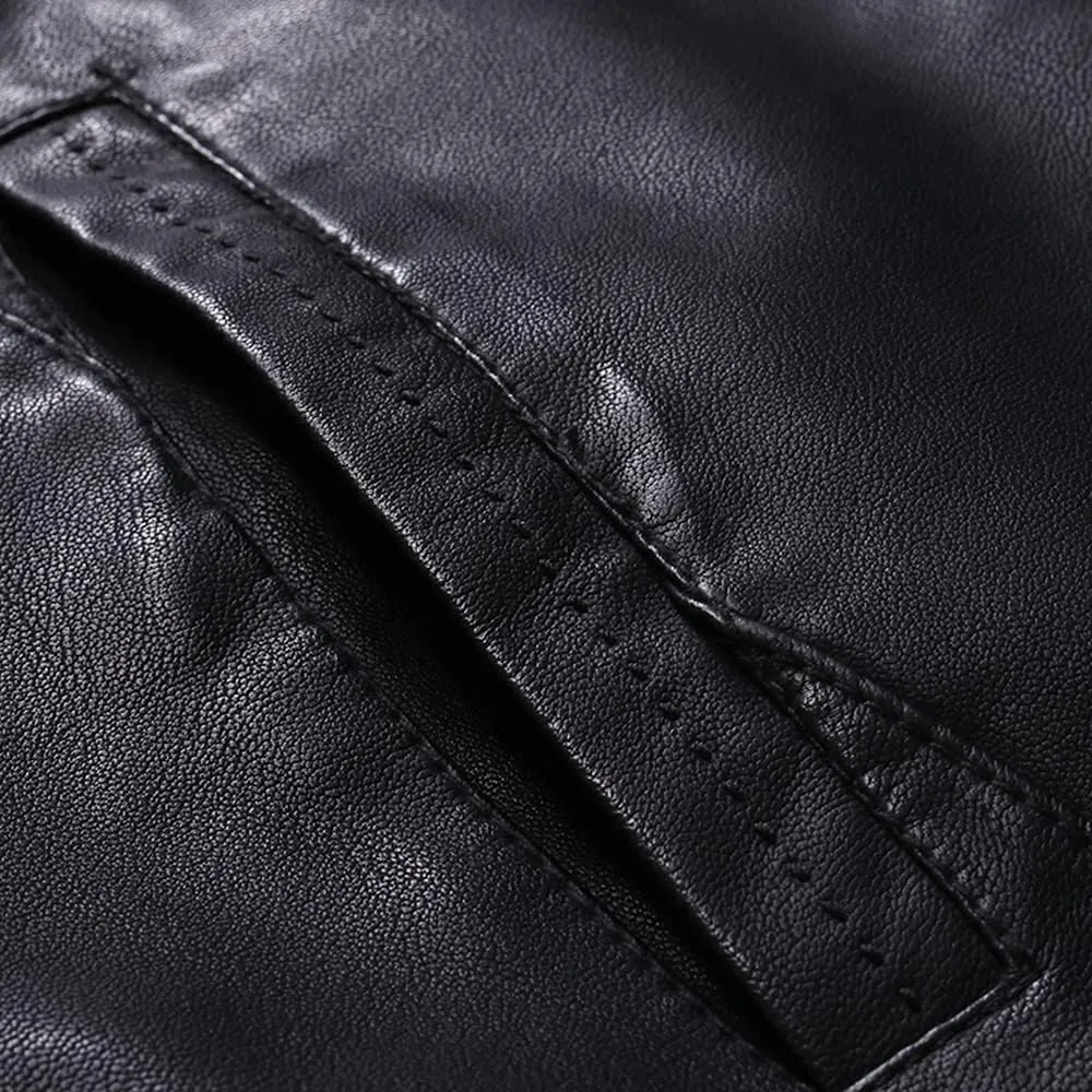 Mens Leather Jacket Motorcycle Jacket