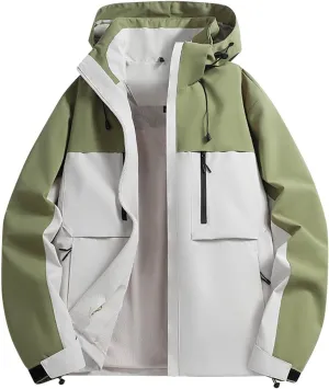 Men's Lightweight Jackets Casual Windbreaker Stylish Light Golf Full Zip Up Work Dress Business Varsity Cycling Walk