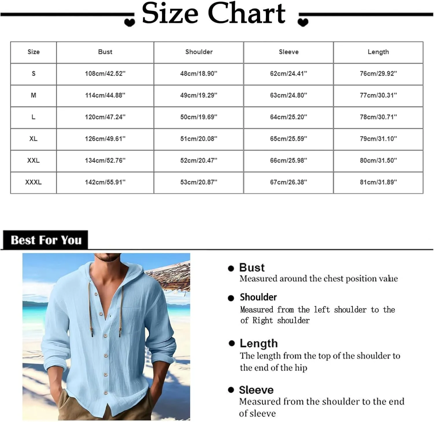 Mens Linen Shirts Casual Long Sleeves Button Down Hippie Shirt Roll-up Sleeve Summer Beach T-Shirts Tops with Hood