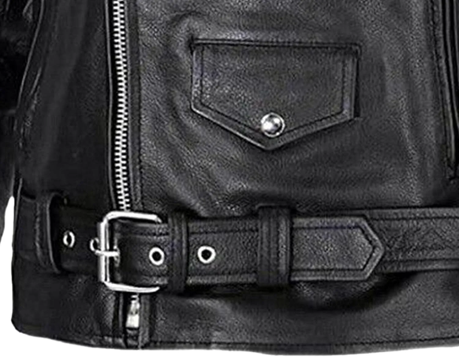 Men's Motorcycle Leather Jacket Vintage Faux Leather Jacket Spring Fall Windproof Coats Zip-Up Slim Fit Biker Coat