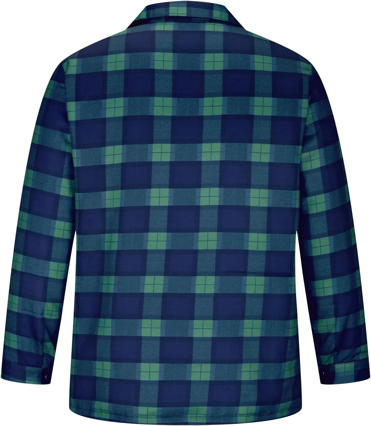 Mens Sherpa Lined Shacket Regular Fit Long Sleeve Plaid Shacket Coat Casual Long Sleeve Buttons Shirts Jackets