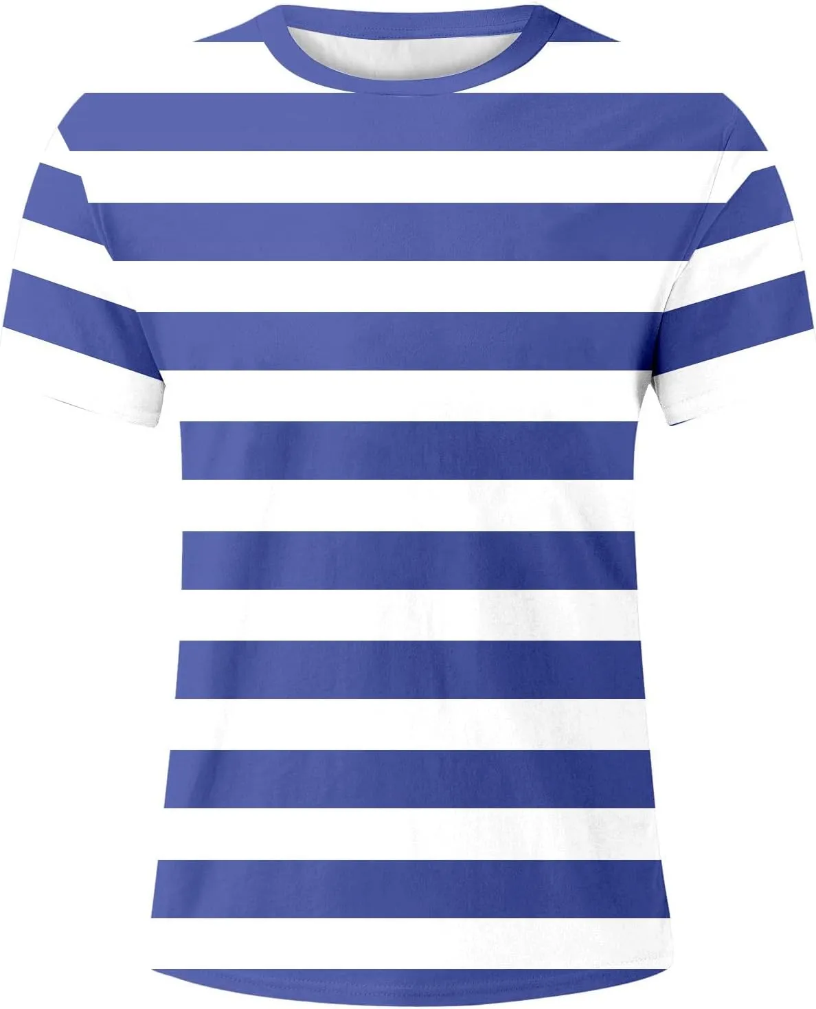 Men's Striped Short Sleeve T-Shirts Casual Crewneck Basic Shirt Color Block Stretch 2025 Summer Beach Tees