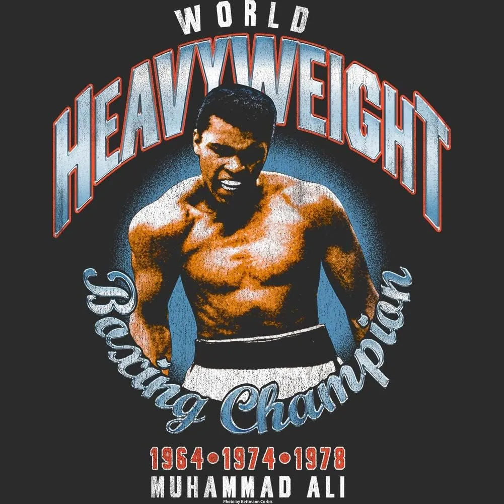 Muhammad Ali T Shirt Heavyweight Boxing Champion Men's Short Sleeve T Shirt Vintage Style Graphic Tees