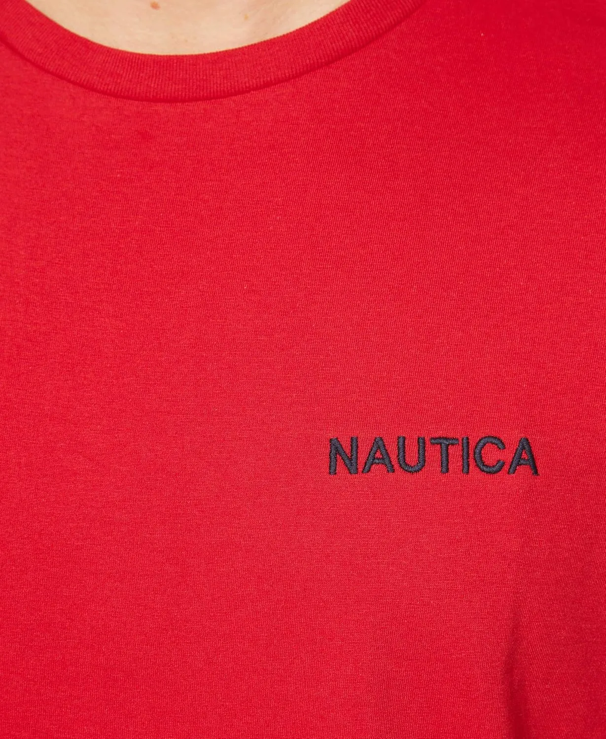 Nautica Men's Short Sleeve Solid Crew Neck T-Shirt