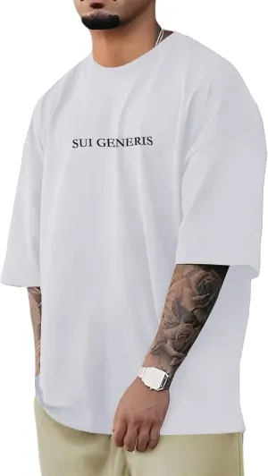 Opomelo Men's Fashion Athletic T-Shirt Oversized Workout Short Sleeve Shirt Casual Crew Neck Cotton Tee