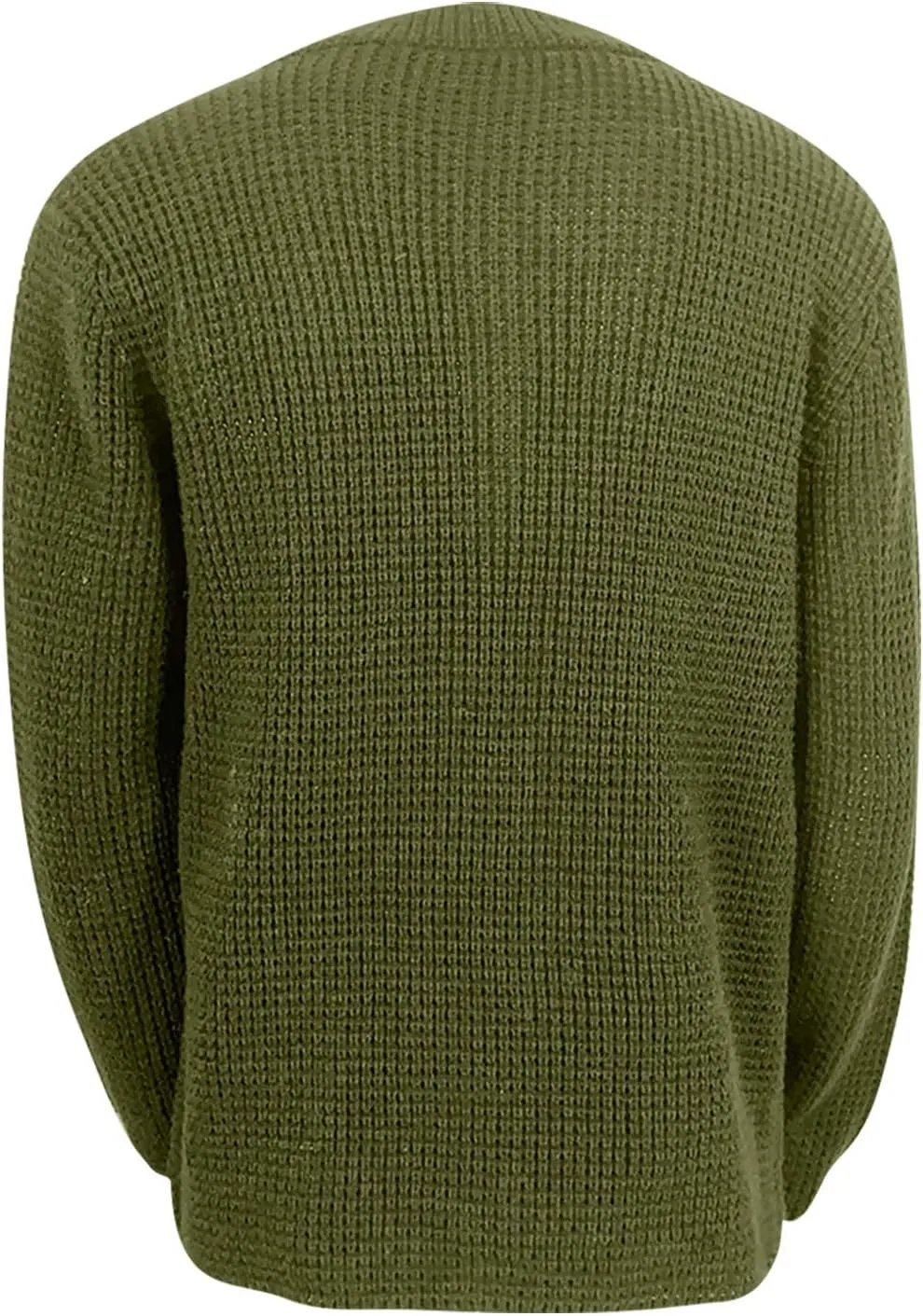 RTRDE Mens Cardigan Sweater Jackets Long Sleeve Shawl Collar Buttons Down Cable Knit Cardigan Sweater Casual, S-3XL