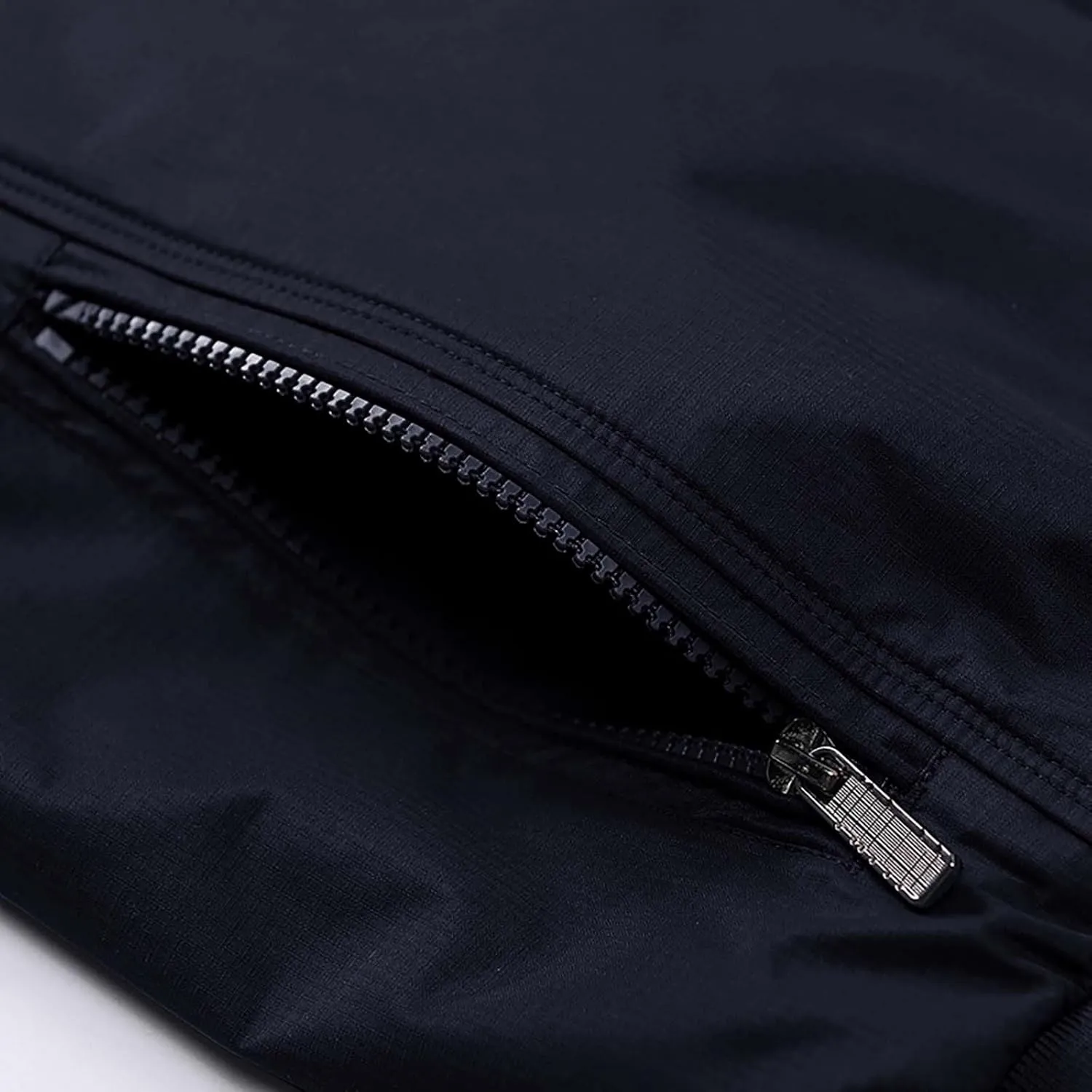 SUWBMHWE Men's Casual Shell Jacket Zip Up Windbreaker Outdoor Recreation Coat Bomber Jacket Coat Fall Winter Jackets for Men