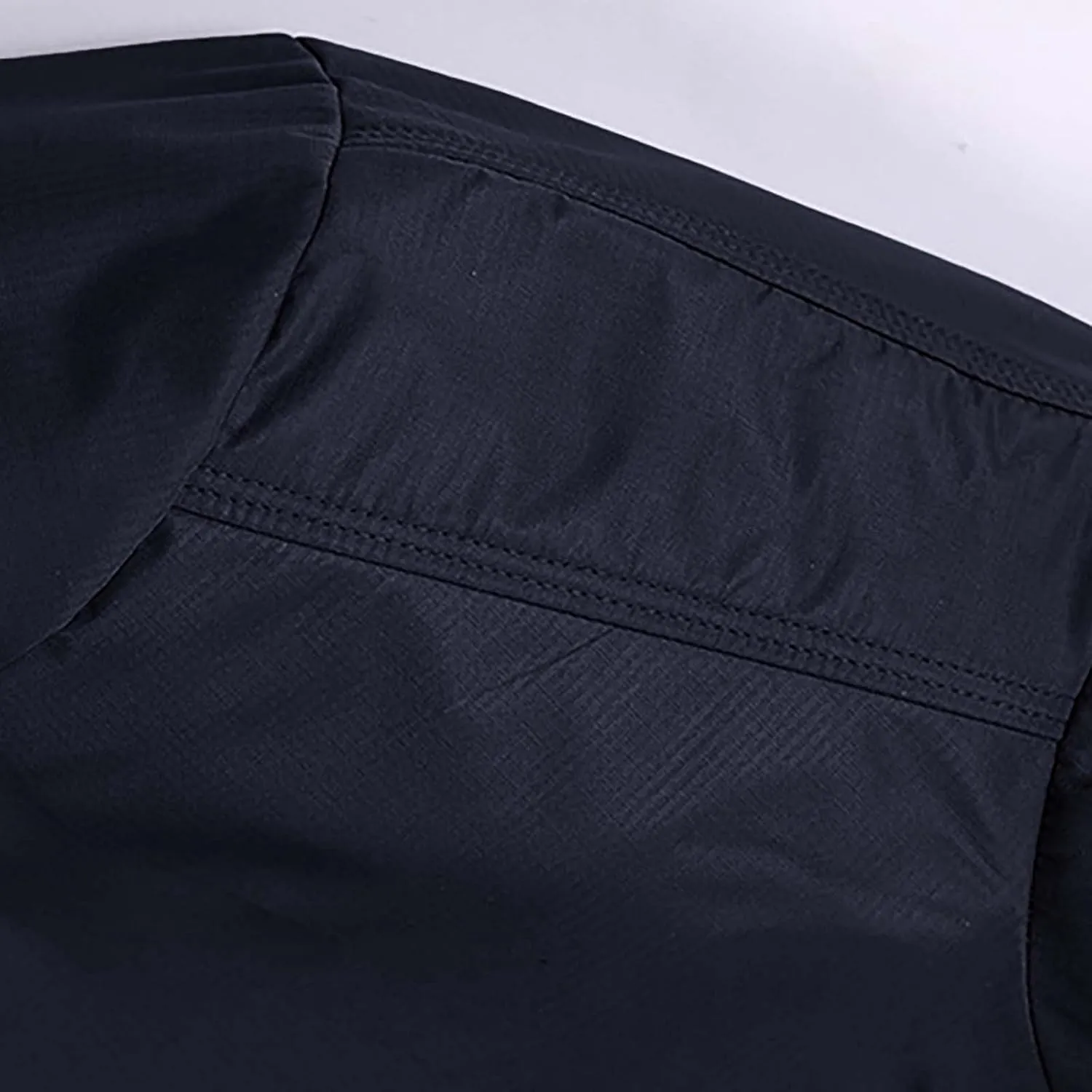 SUWBMHWE Men's Casual Shell Jacket Zip Up Windbreaker Outdoor Recreation Coat Bomber Jacket Coat Fall Winter Jackets for Men