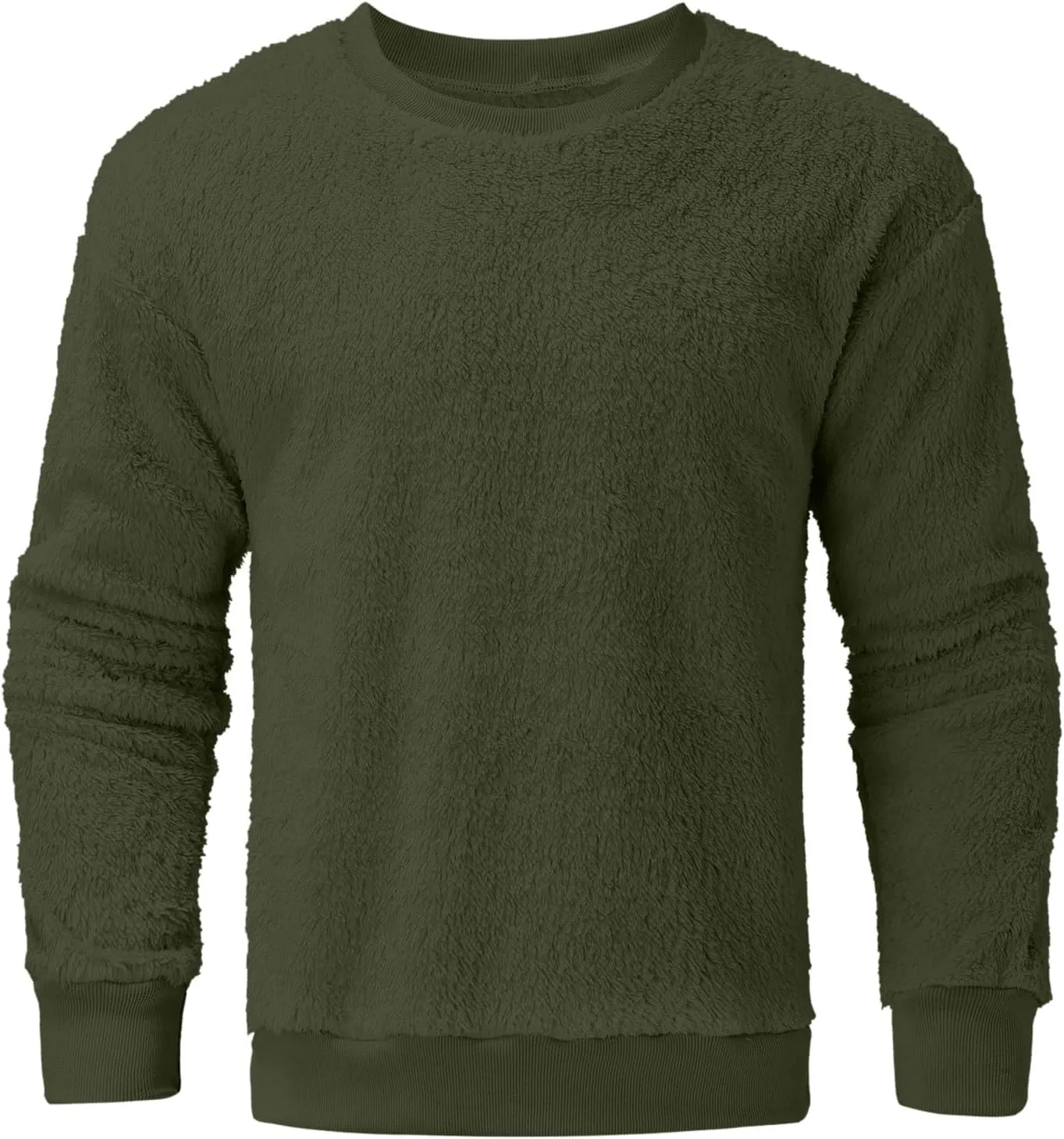 Sweaters for Men, Men's Crewneck Sweater Soft Casual Sweaters for Men Solid Color Classic Pullover Sweaters Sweatshirt