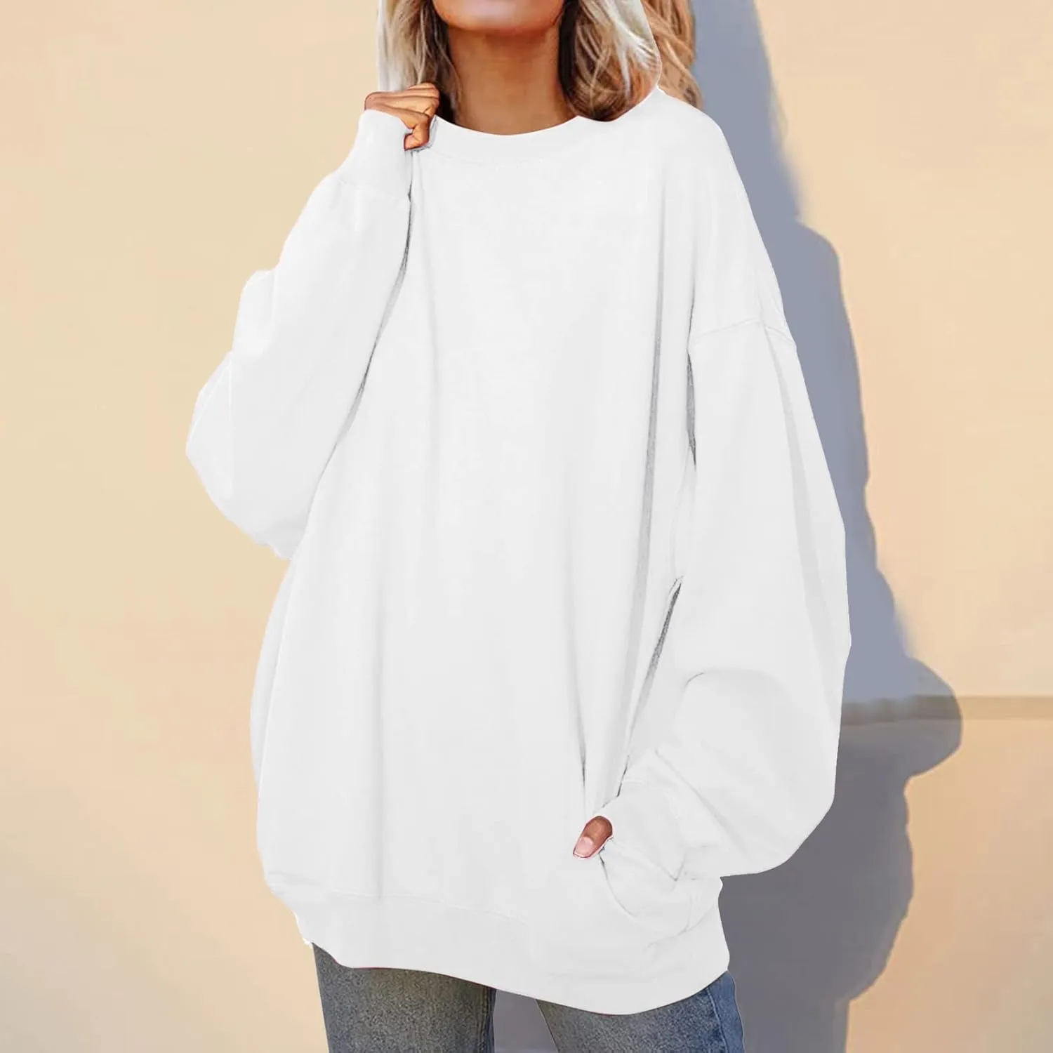 Sweatshirt Women,Striped Shirt Women Daily Print Sweatshirt Long Pullover Letter Print O