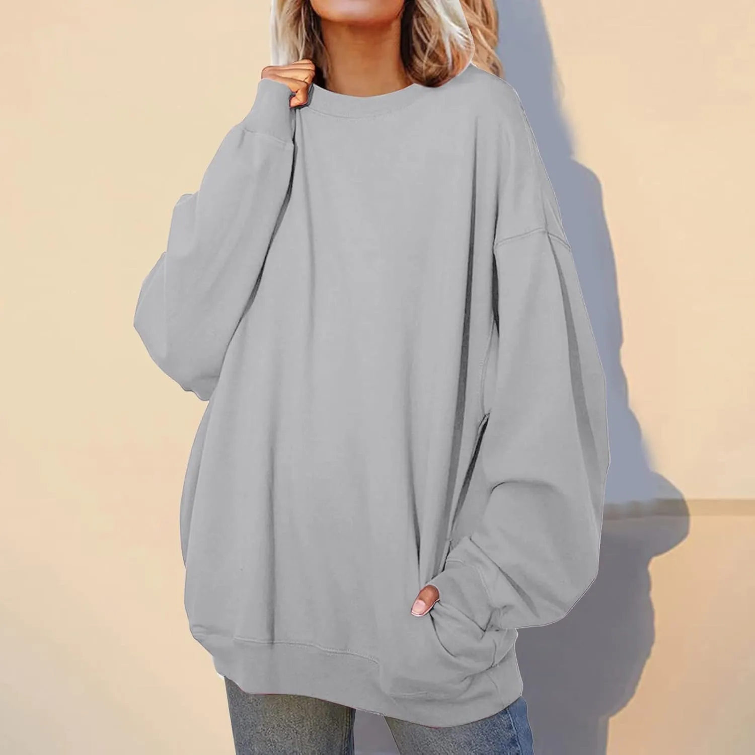 Sweatshirt Women,Striped Shirt Women Daily Print Sweatshirt Long Pullover Letter Print O