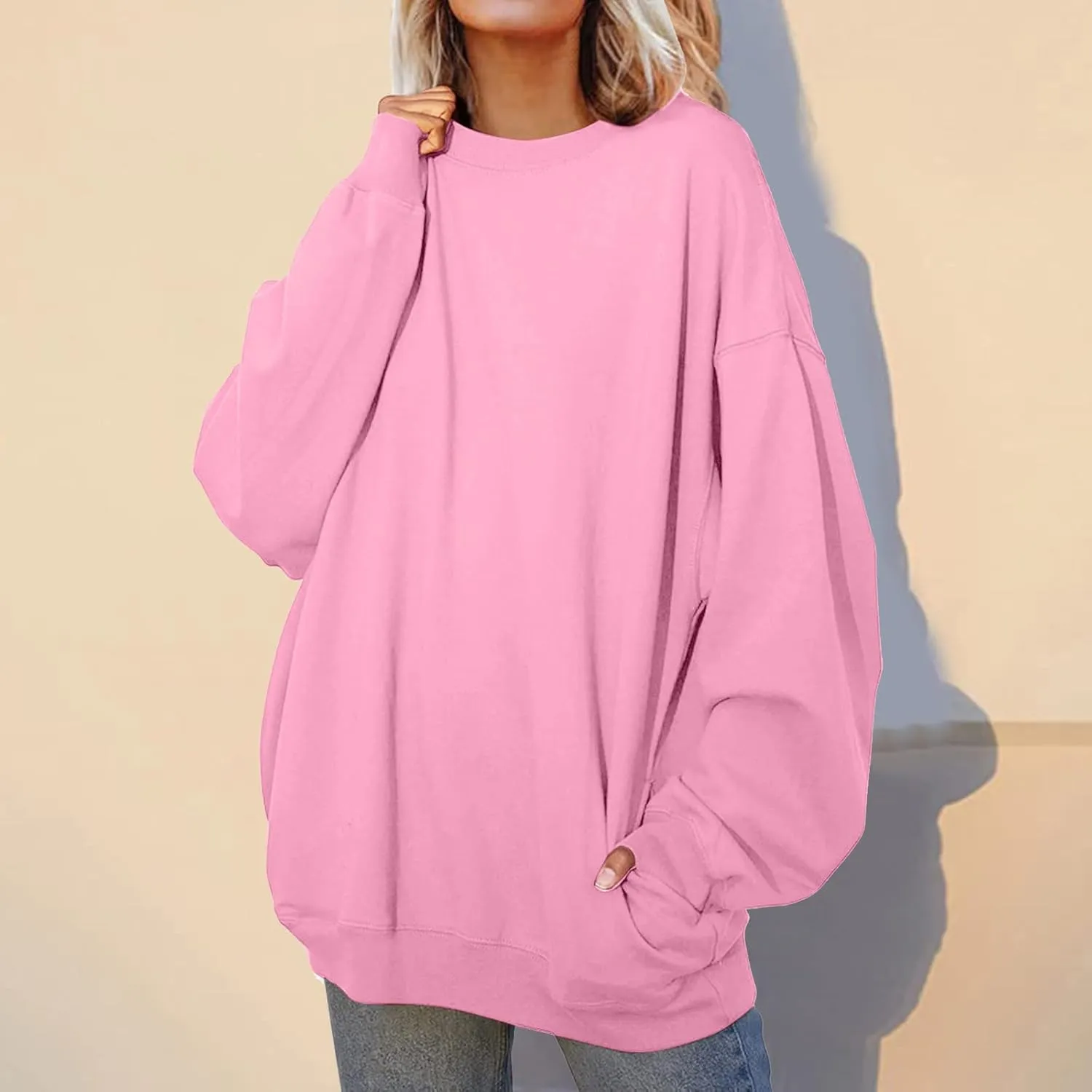 Sweatshirt Women,Striped Shirt Women Daily Print Sweatshirt Long Pullover Letter Print O