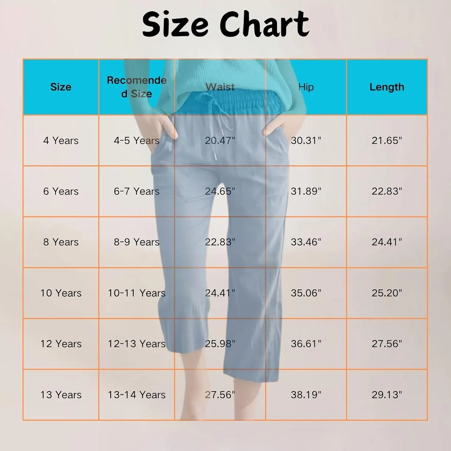 Teen Girls Cotton Linen Capri Pants Kids Summer Cropped Preppy Lounge Pant Cozy Lightweight Drawstring Baggy Trousers
