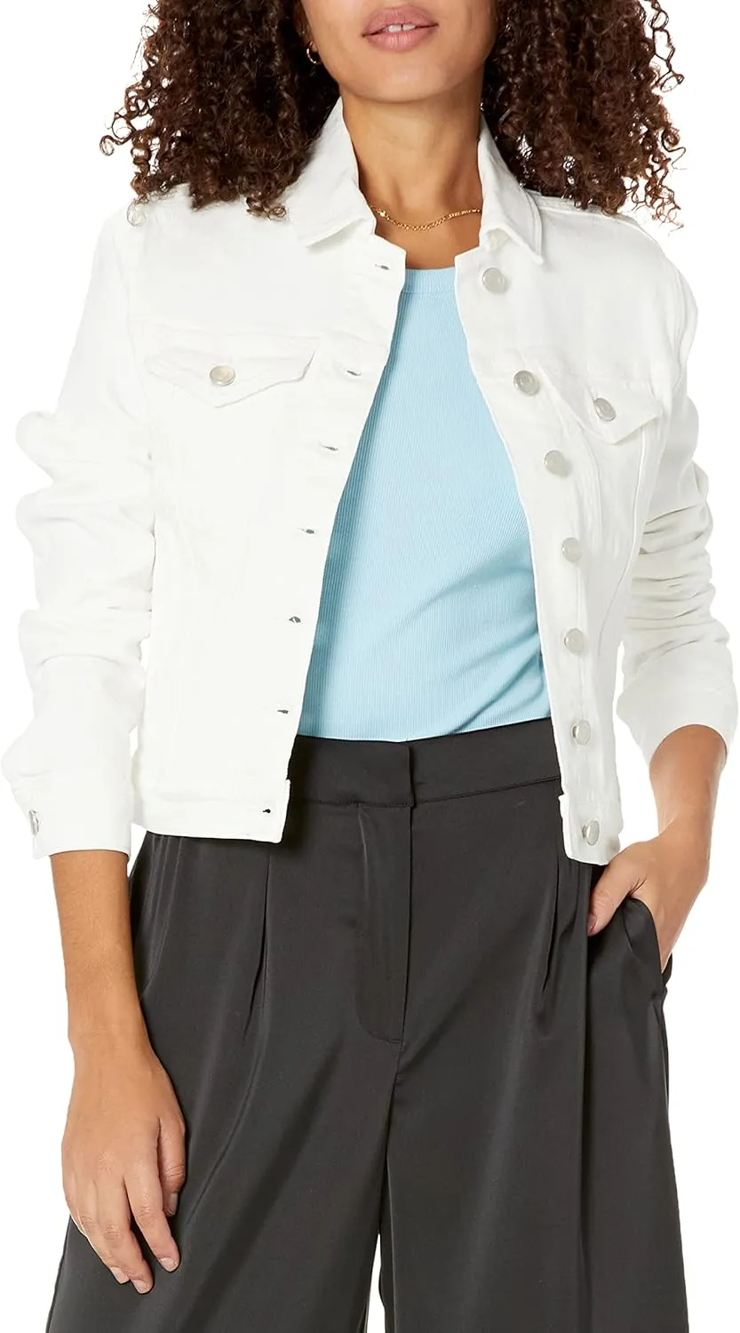 The Drop Women's Jai Cropped Denim Jacket