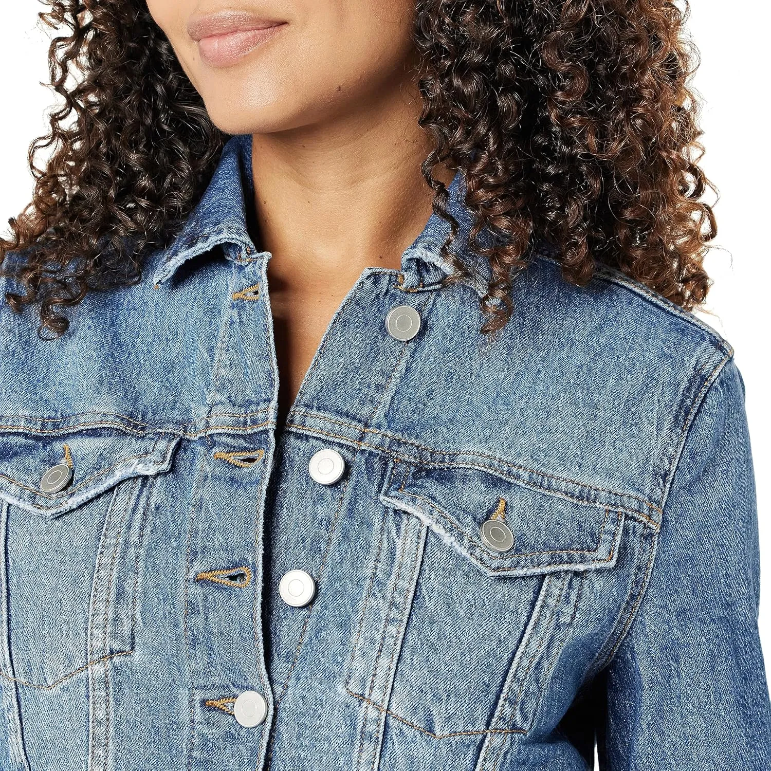 The Drop Women's Jai Cropped Denim Jacket