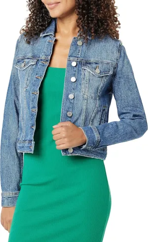 The Drop Women's Jai Cropped Denim Jacket