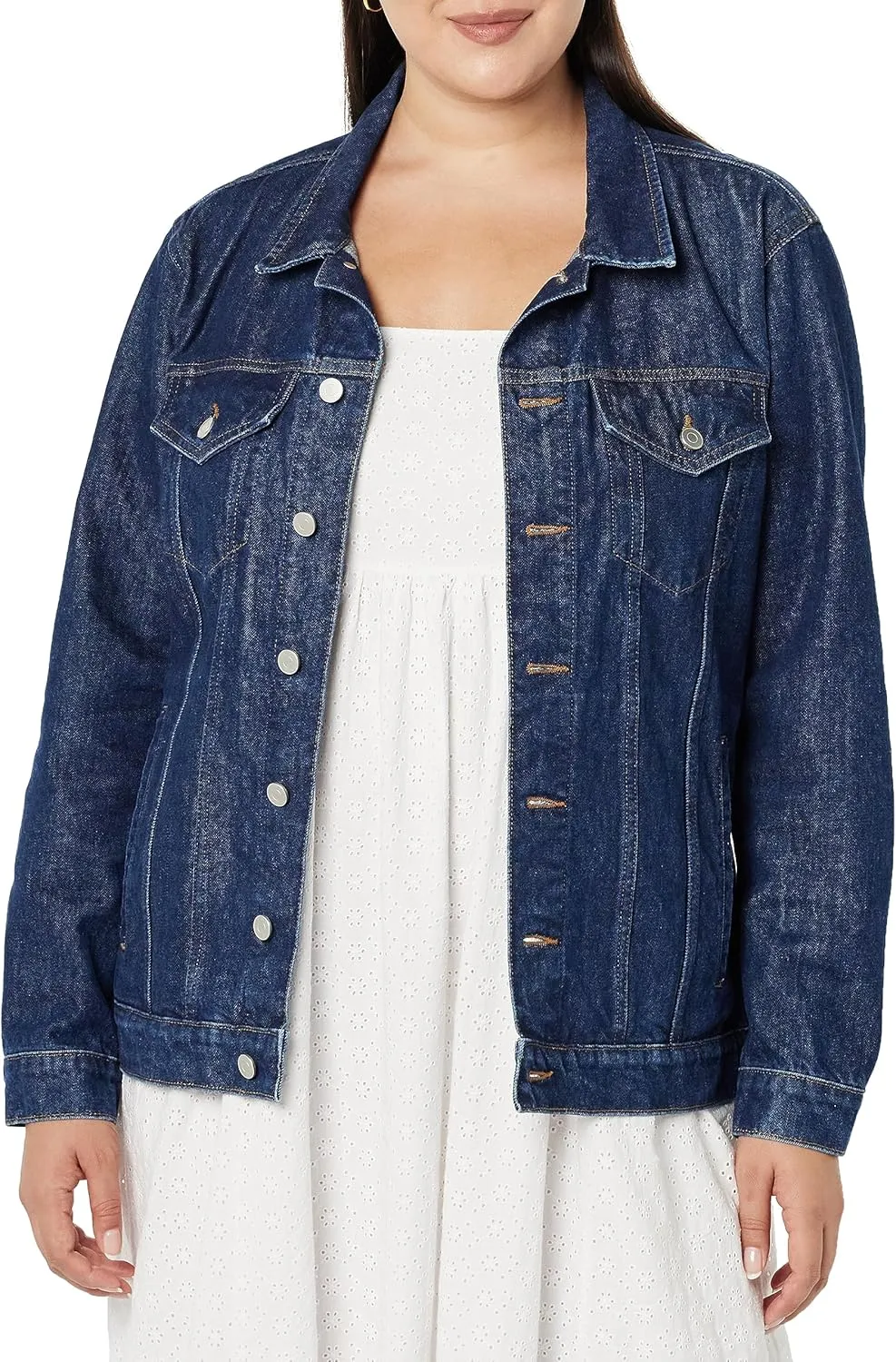 The Drop Women's Zain Elongated Denim Jacket
