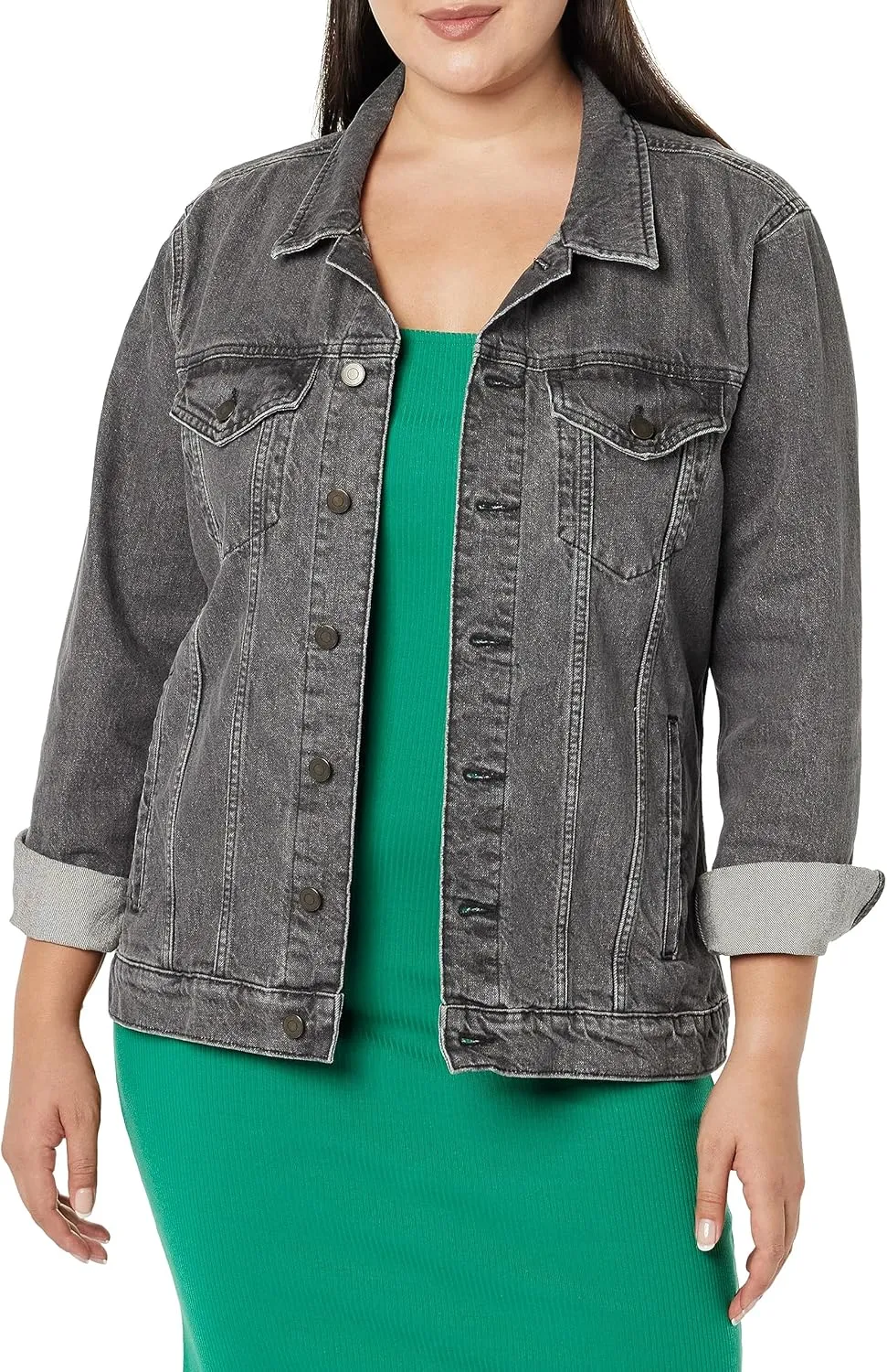The Drop Women's Zain Elongated Denim Jacket