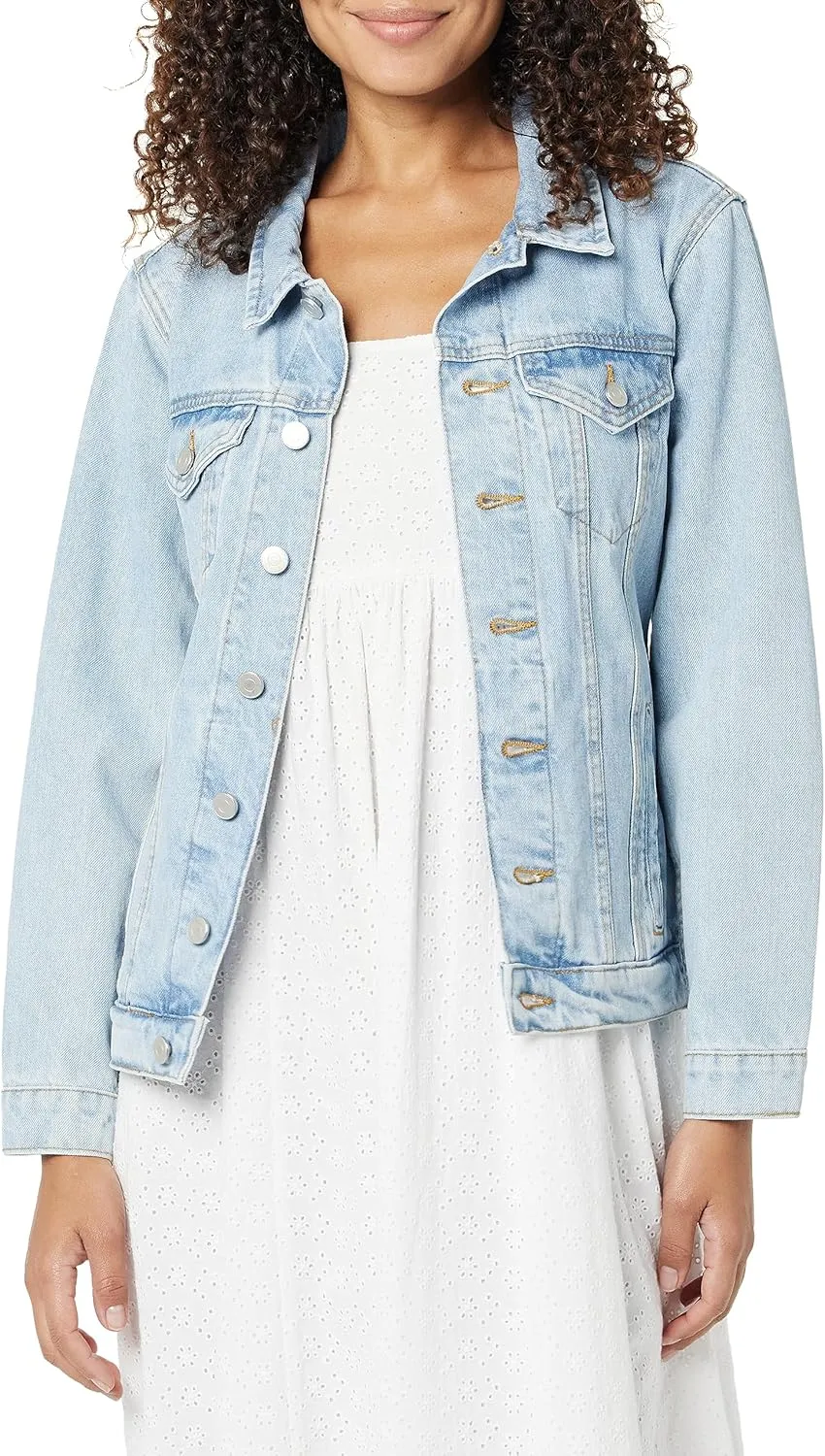 The Drop Women's Zain Elongated Denim Jacket