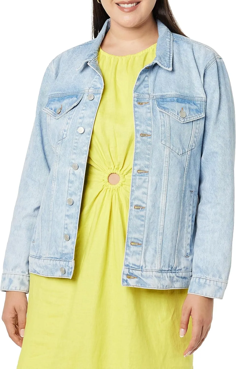 The Drop Women's Zain Elongated Denim Jacket