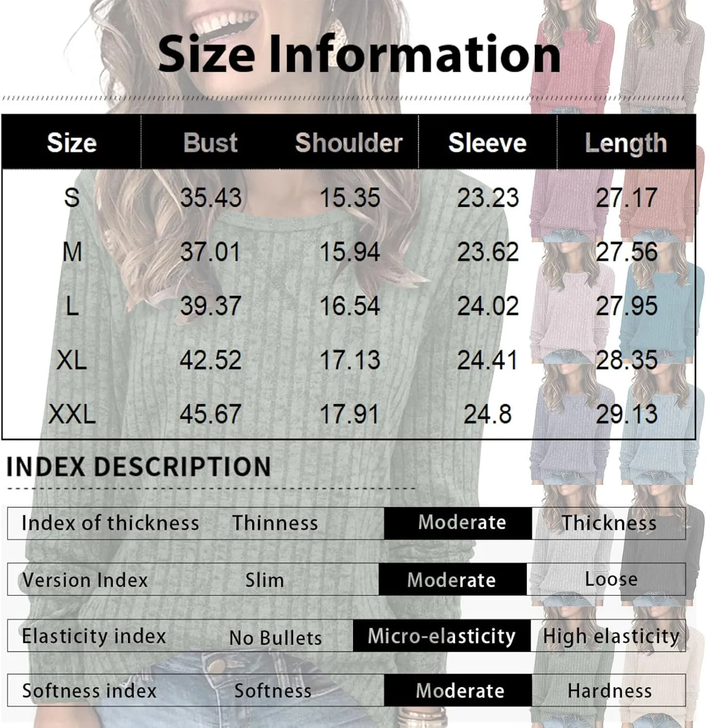 Tunic Sweaters for Women Crewneck Long Sleeve Shirts Lightweight Sweater Baggy Cute Cotton Knit Blouse Fall Clothes