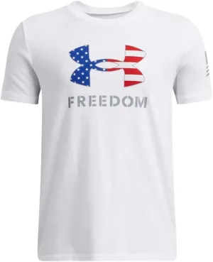 Under Armour Boys' Freedom Big Logo Short Sleeve T Shirt